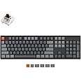 Keychron K10 Full Size 104 Keys Bluetooth Wireless/USB Wired Mechanical Gaming Keyboard for Mac with Gateron G Pro Brown Switch/RGB Backlight/Multitasking Computer Keyboard for Windows, Aluminum Frame