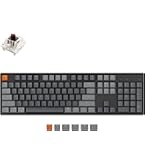 Keychron K10 メカニカルキーボード Gateron G Pro茶軸 Amazon.com: Keychron K10 Full Size Layout RGB Backlit Hot