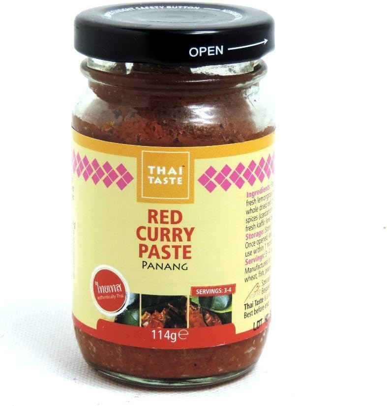 Thai Taste Panang Red Curry Paste 114g (Pack of 2)