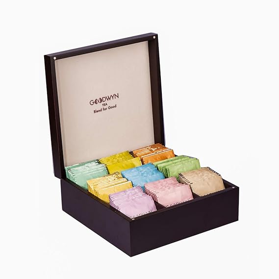 Goodwyn Tea Alluring Chest 90 Tea Bags A Royal Exotic Wooden Tea Gift