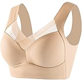 Jelly Bras for Women Seamless Powerful Push Up Wireless Bra Full-Figure Lift Anti Sagging Posture Correcting Bras