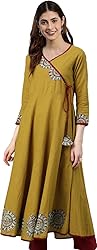 Yash Gallery Women's Cotton Slub Patch Work