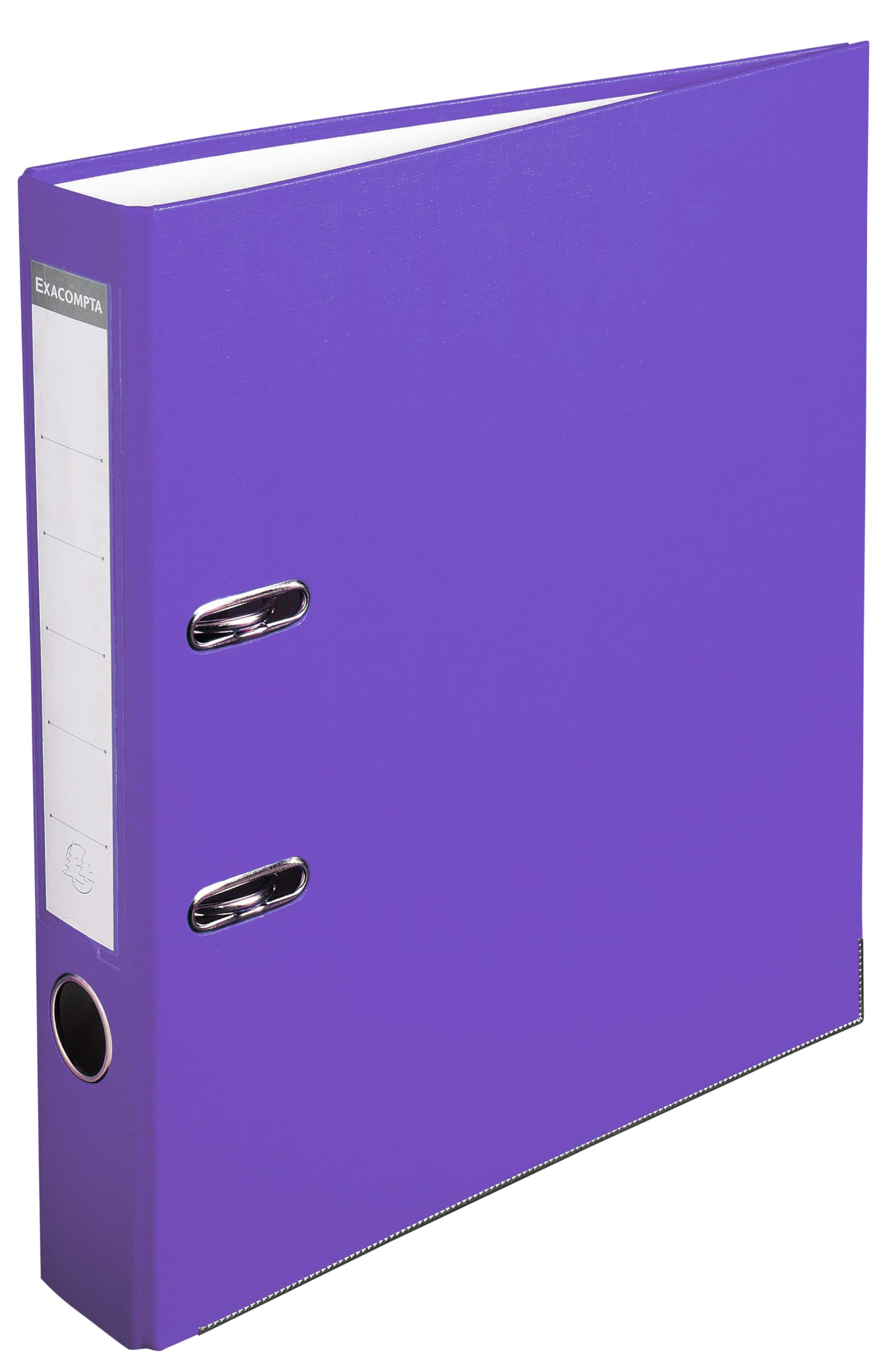 Exacompta - Ref 915417B - PP Lever Arch File - 320 x 290mm in Size, Suitable for Storing A4 Documents, 50mm Spine, Reinforced Finger Pull & Bottom Edge - Lilac