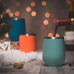 Maars Bev Stainless Steel Stemless Wine Glass