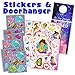 Coloring Book and Stickers Gift Set - Bundle Includes Coloring Book, Stickers, and 2-Sided Door Hanger - in Specialty Gift Bag