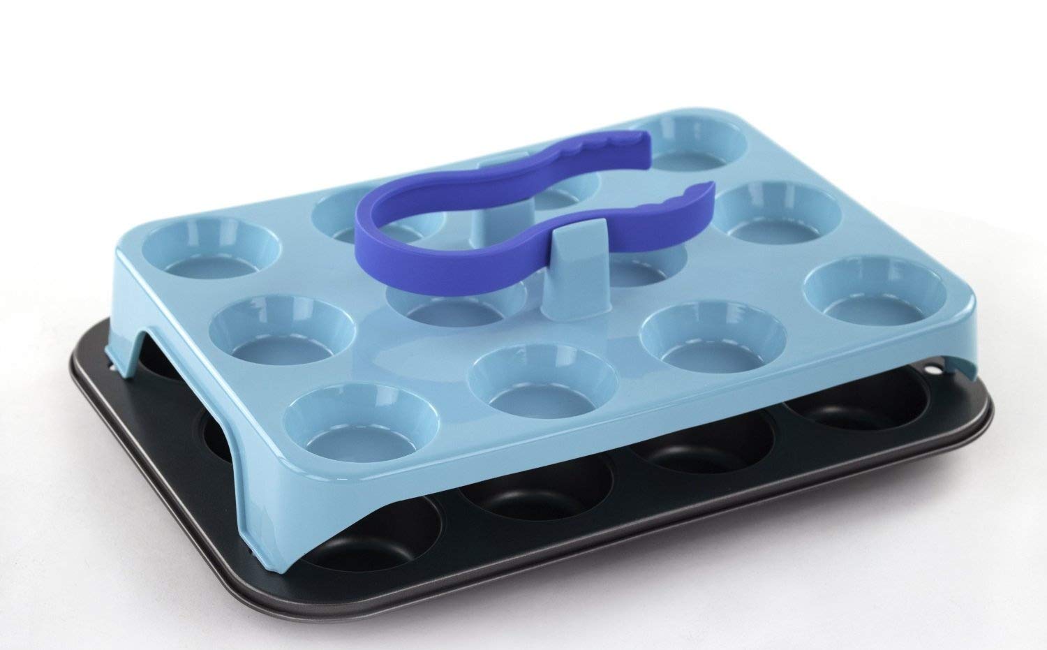 24 Count Cupcake Carrier Case/Holder With NonStick