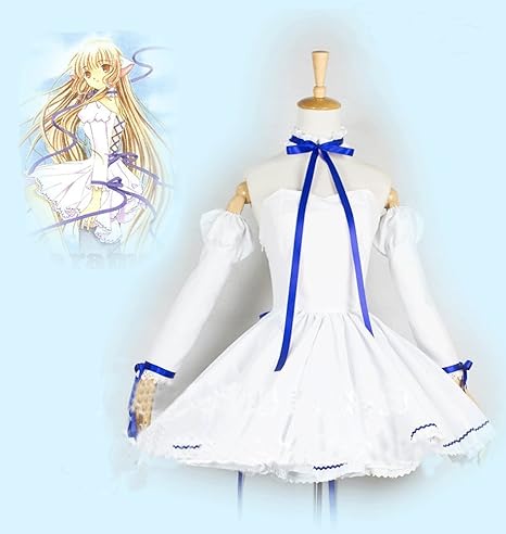 Fuyunshine Chobits Eruda Blue And White Dress Daily Wear Cosplay Costume Customize Costume Blue And White Dress Daily Wear Costume For Gril S Amazon Co Uk Sports Outdoors