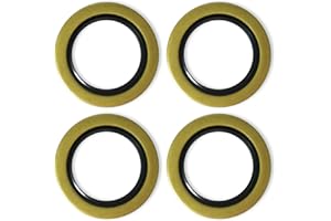 JADODE Double Lip Grease Seals 2.250''I.D x 3.371''O.D Replacement 010-036-00 (10-36) or 22333TB Spindle #42 Fits 5200-7000 lbs Trailer Axle Hub Wheel Grease Seals