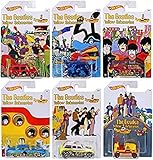 Beatles Hot Wheels Yellow Submarine New Model 2016 Complete Exclusive car set Blue Meanie Kool Kombi / Bump Around Cockney Cab / Fish'd N Chip'd - Morris Mini - Fast Felion rock band Limited Edition