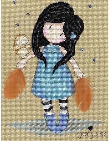 gorjuss girl cross stitch
