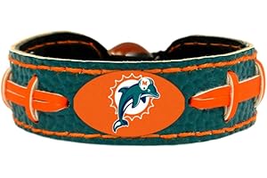 GAMEWEAR Miami Dolphins Team Color NFL Football Bracelet
