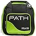 Pyramid Path Plus One Spare Tote Bowling Bag (Black/Lime Green)