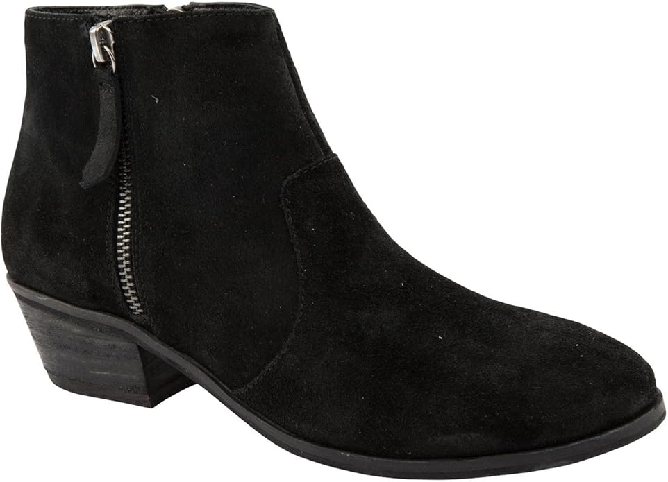 Jones Bootmaker Ladies Meg Black Suede Ankle Boots Size 8 Amazon.co.uk