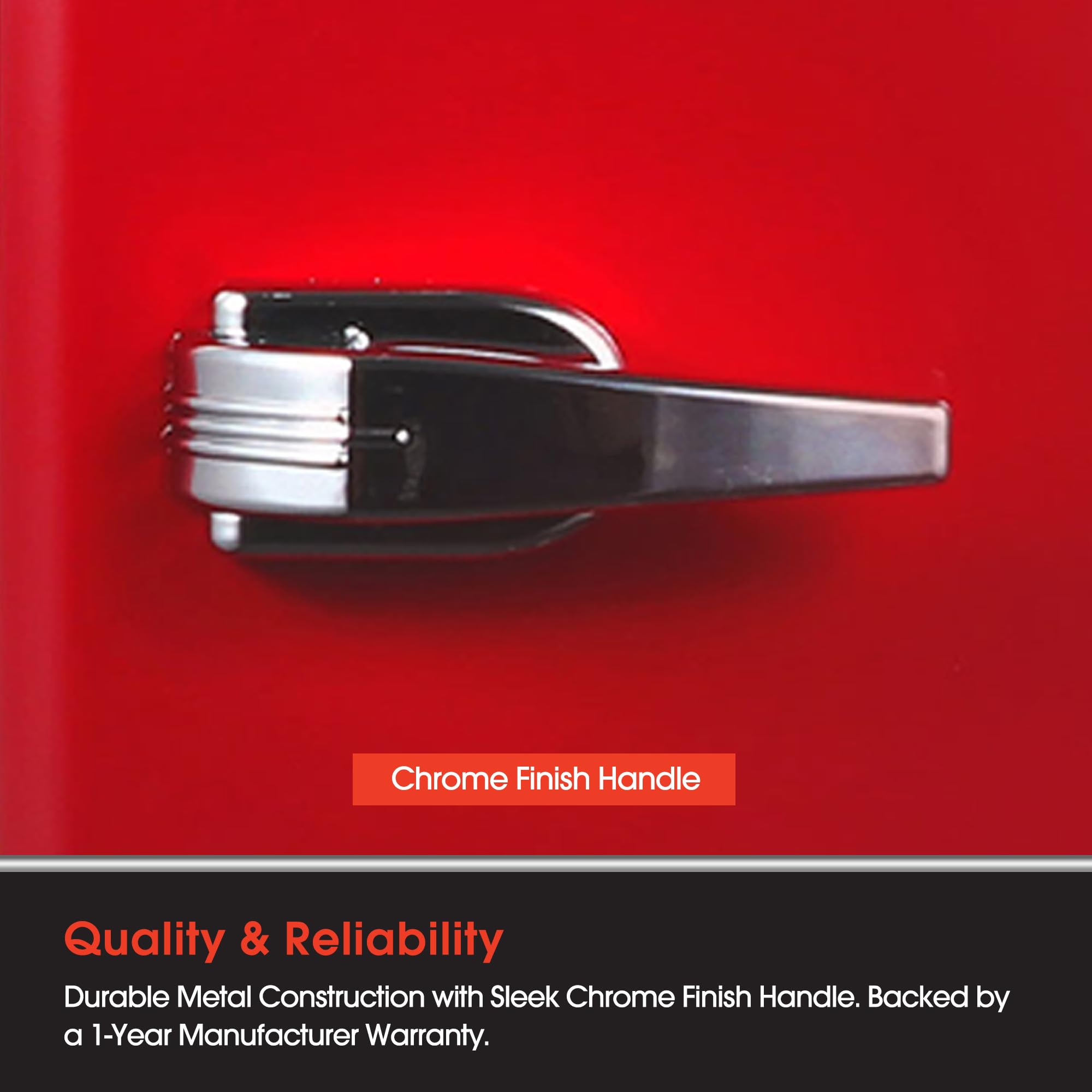 MAGIC CHEF MCR16CHR Compact Refrigerator, Red