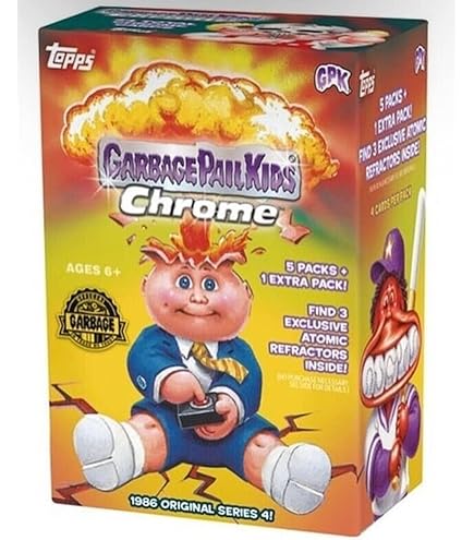 Amazon.com: 2-Pack 2022 Topps Garbage Pail Kids Chrome Series 5