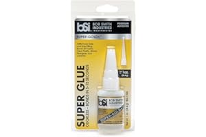 Bob Smith Industries BSI-139H Clear Super-Gold Odorless Foam Safe Super Glue, 1 oz.
