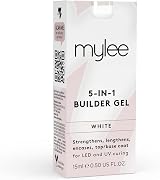 MYLEE 5 in 1 Builder Gel 15ml UV/LED Nail Strengthening Base Top Coat White view 7