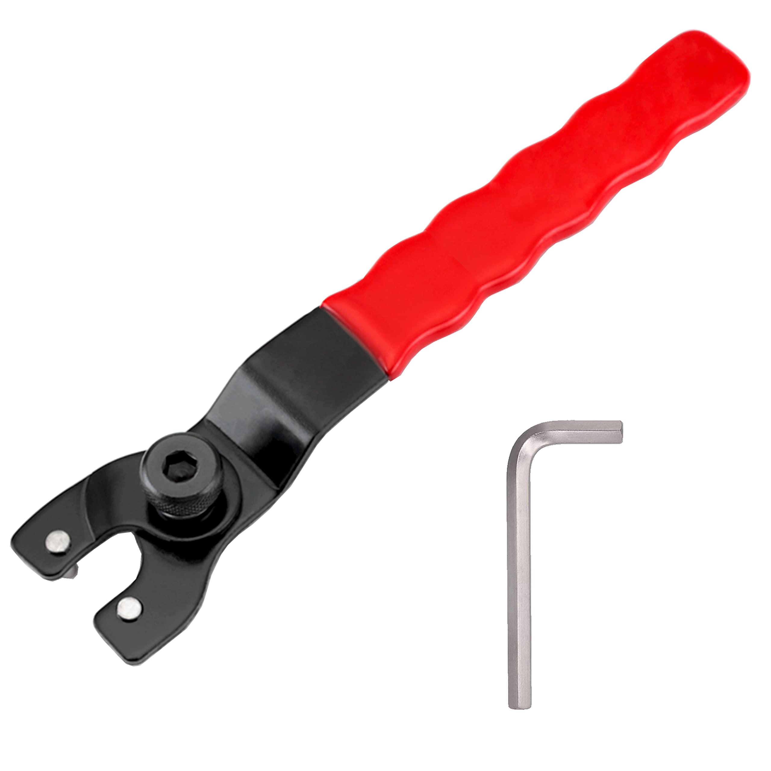 8-48mm Universal Angle Grinder Adjustable Spanner with Allen Key Fitting Part Applied to 4''5''6''7''9'' Angle Bench Grinder Polisher