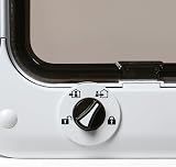 Cat Mate Rotary 4-Way Locking Cat Flap (358) White view 4