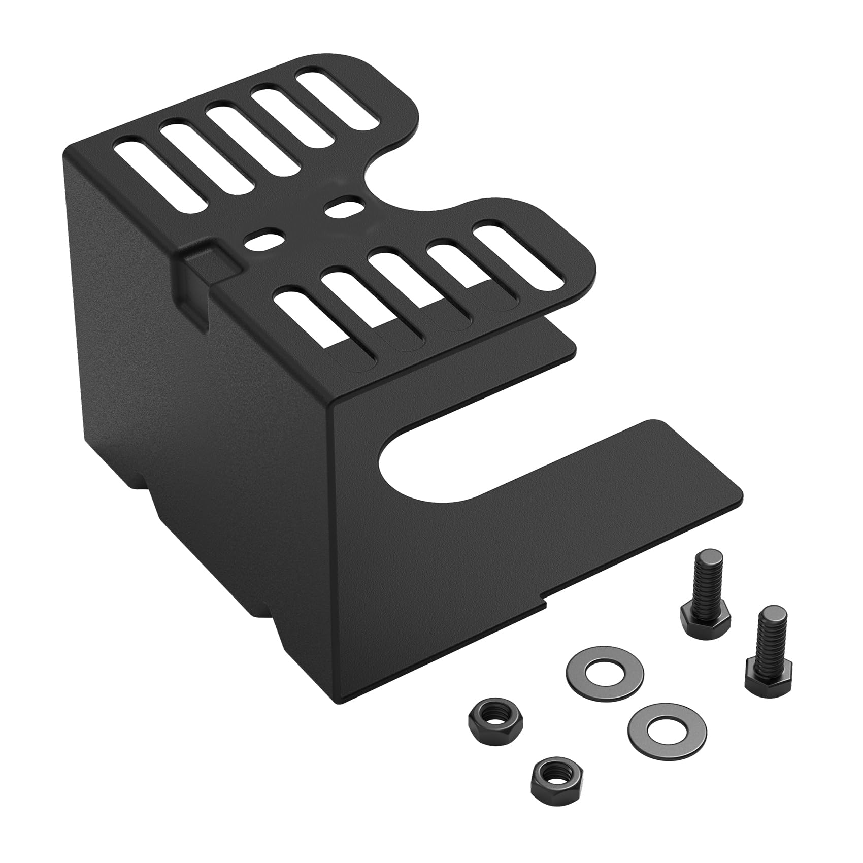 Onlyfire Universal Barbecue Grill 76MM Slide Rotisserie Motor Bracket, Black