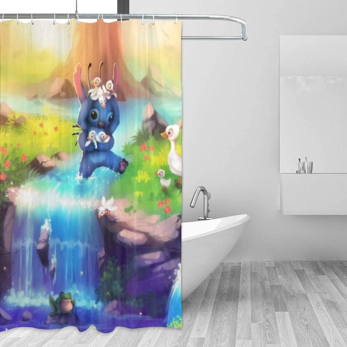 DressYourHome Inc Personalized Custom Shower Curtain，Anime