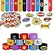 12PCS Superhero Slap Bracelet for Kids Boys & Girls - Marvel The Avengers Birthday Party Supplies Favors - Super Hero Avengers Toys - Comic Super Hero Party Stickers (50 Pack) Carnival Prizes