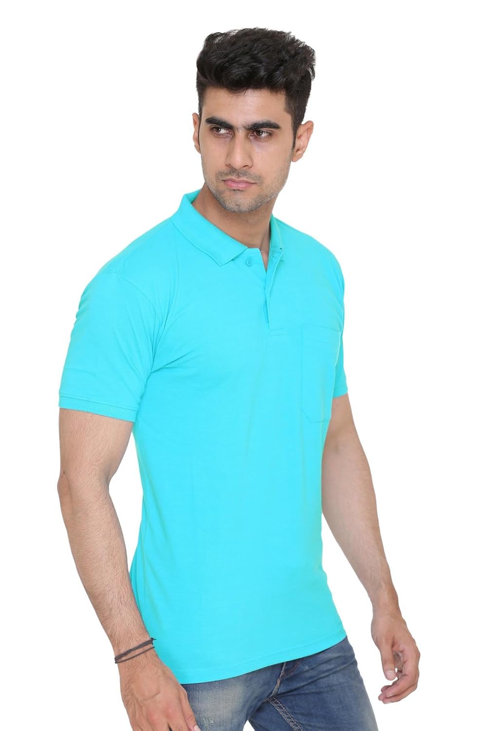 warm up - men's polyester polo t-shirt