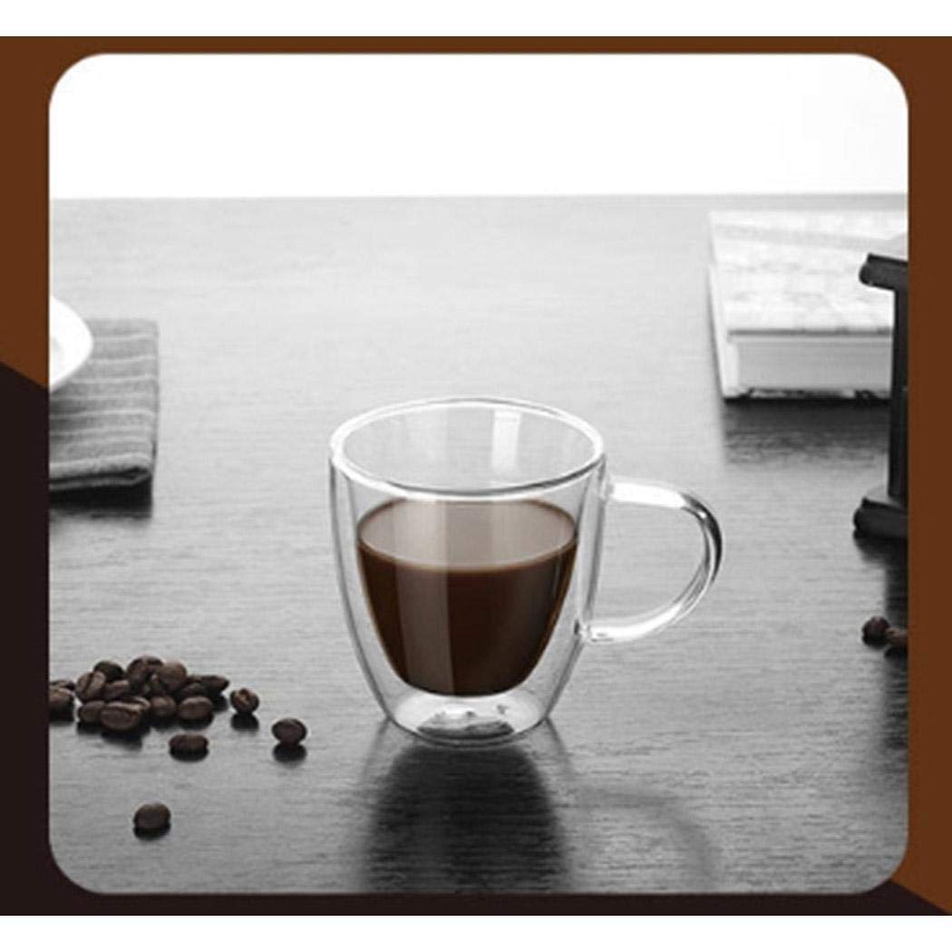 fnemo Double-layer Glass Creative Heat-resistant Transparent Mugs