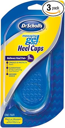 dr scholl's gel heel cups