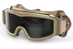 xaegistac Tactical Airsoft Goggles Anti Fog Military Glasses, Ballistic Safety Goggles for Shooting Hunting