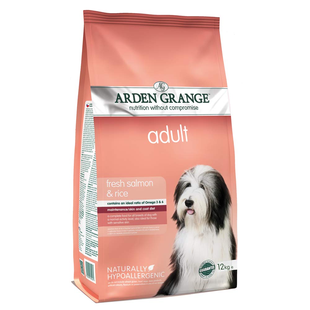 Arden Grange Adult Complete Dry Dog Food Salmon and Rice, 12 kg Amazon.co.uk Pet Supplies