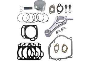 AKSGKGQ Billet Rod（3.308） Kit With 70mm Flat Top Piston for the Harbor Freight Predator 212cc Hemi and Non-Hemi versions Engine.