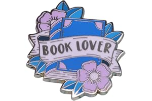 QUREZA Books for Every Badge Creative Brooch for Coat Bag Hat Jeans DIY Decoration Books Lover Book-Themed Enamel Pin Gift for Book Lovers Readers Students Bibliophiles