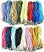 Organza Cord Necklaces Pack of 100 Neck Cords + 10 FREE! with Clasps Rainbow ...