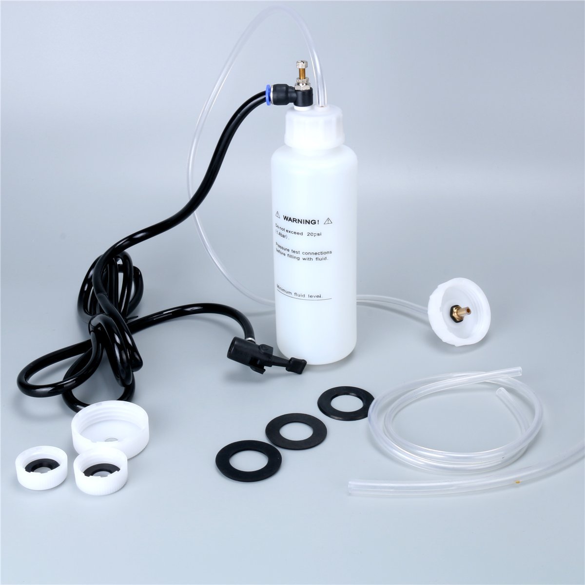 Motorcycle Brake & Clutch fluid bleed hydraulic bleeding kit one man operation eBay