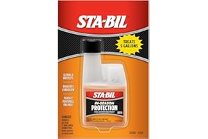 STA-BIL In-Season Protection Fuel System Treatment Full Protection Fuel System Cleaner, Injector Cleaner, Increases MPG, Prevents Corrosion, 4 Fl. Oz.