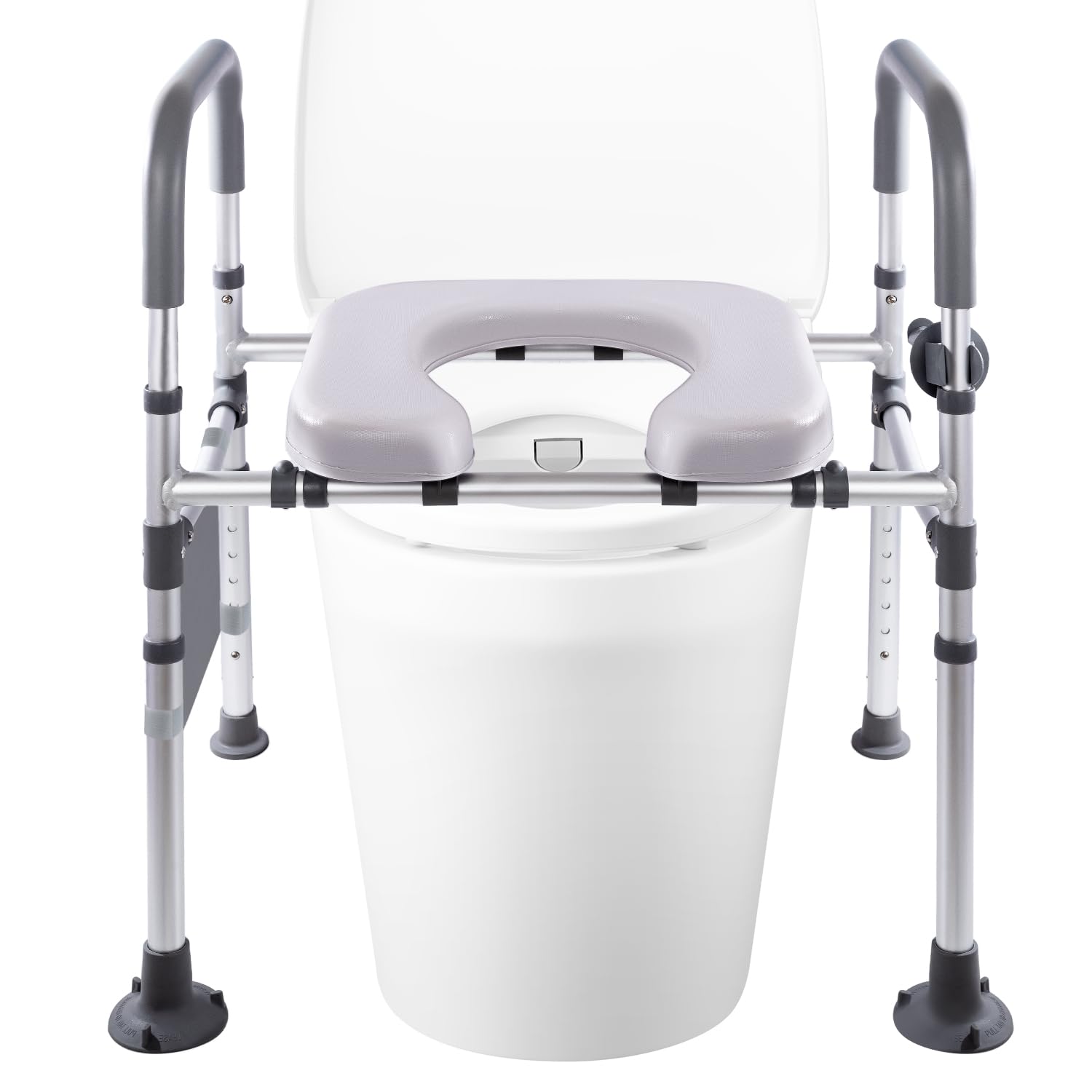 Photo 1 of **MISSING PARTS**
xlkkf Adjustable Raised Toilet Seat with Handles - FSA HSA Eligible Toilet Riser for Seniors & Handicap, Fits Any Toilet, Supports 400lbs