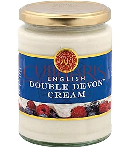 Amazon.com: English Double Devon Cream 1lb : Grocery & Gourmet Food