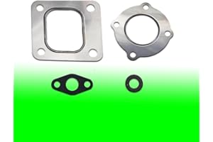 Haturbo 830724-5001 775806 768440 17201-E0353 Turbo Stainless Steel Gasket kit Compatible with Hino Truck 268 338 338T J08E 7.7L 17201-E0652 17201-E0654 GTB3576KLNRV GTA4082KLNV Turbocharger