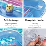 Bestway Pool Lounger Inflatable Float with Backrest Cup Holder 1.61m view 7