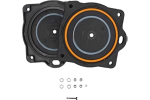 Air Pump Diaphragm Rebuild Kit Replacement Compatible with Hiblow HP-60/HP-80, Aging-Resistant, Wear-Resistant, Impact-Resist