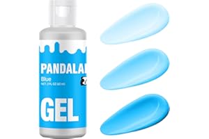 Blue Gel Food Coloring - Pandalab 2 Ounce High Concentrated Food Dye for Baking, Cake, Cookie, Fondant, Icing, Easter Egg, Macaron, DIY Slime (60ml)