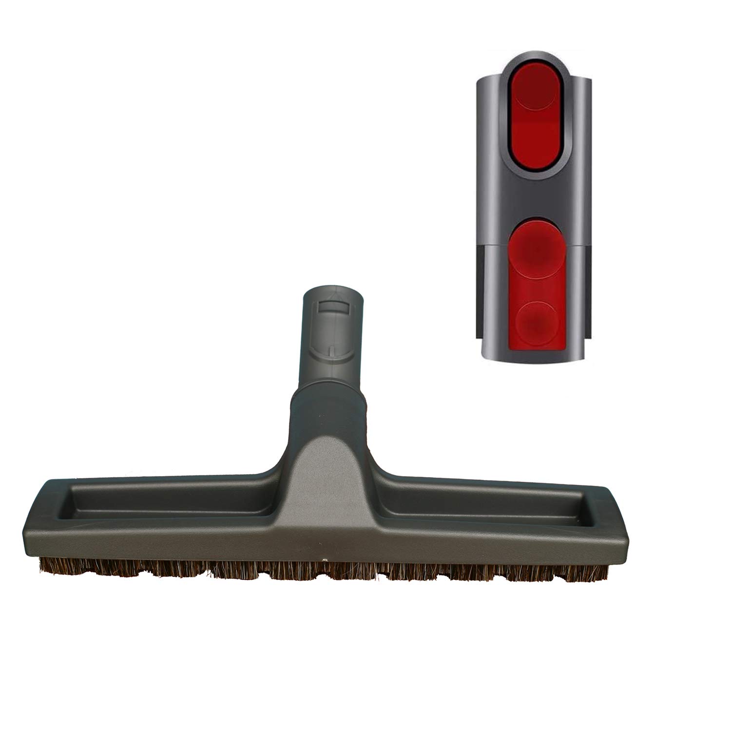 Household Cleaning Tool Hard Floor Tool Horsehair Vacuum Brush for Cleaning Sofa, Coriaceous Sofa or Top of The Cabinet Compatible with Dyson V7 V8 V10 V6 Hardwood Floor Attachment
