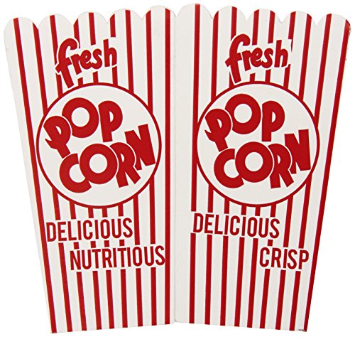 Snappy popcorn 44e open-top popcorn box, 100/case