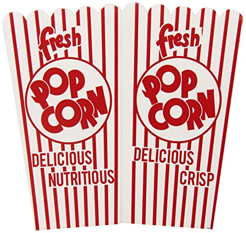 Snappy Popcorn 44E Open-Top Popcorn Box, 100/Case