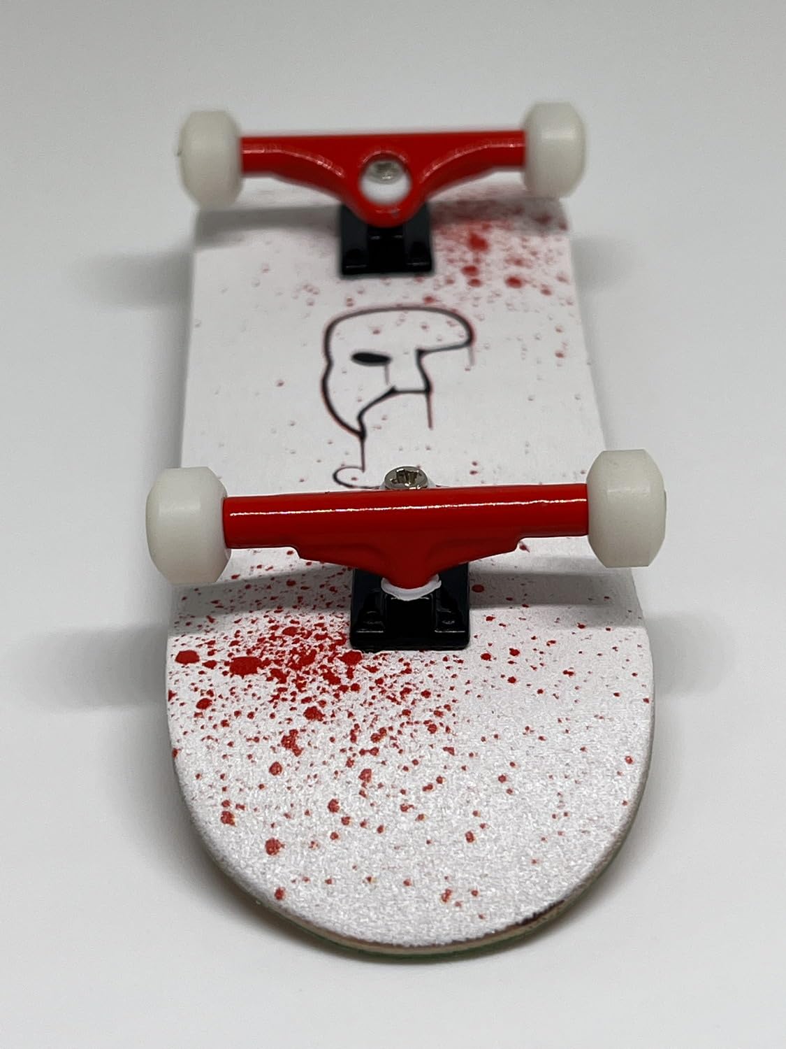 Pro Fingerboard Complete 34 * 96mm Maples Wood Deck-UV Printing Graphic-Updated 65d Urethane Bearing Wheels,-Replace Bushings-Op3ra Bloody Mess Edition
