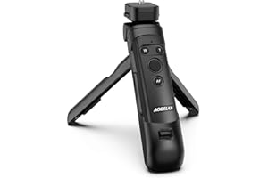 Camera Remote Control Shooting Grip and Tripod for Canon EOS Rebel SL2, SL3, 77D, R5, R6, T7i, M50, EOS RP, R,G7 X Mark III, 