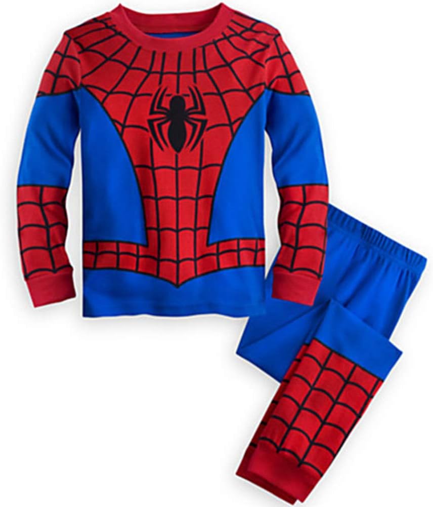 Spiderman Pajamas,Boys Pajamas Kids Short Sets 100% Cotton Clothes Cartoon Sleepwears