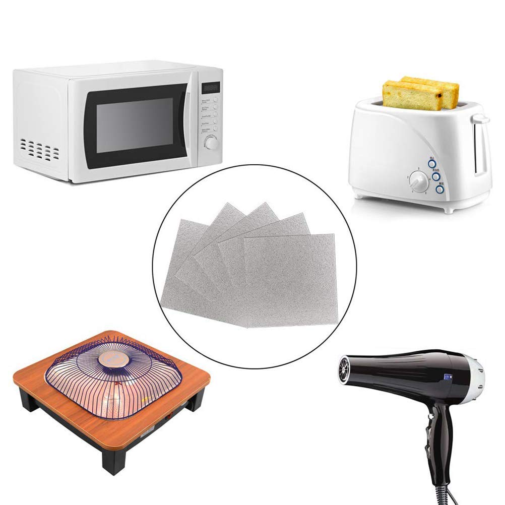 Microondas Mica, 4 unidades de placas aislantes de mica de alta ...