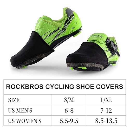 ROCKBROS Cycling Shoe Covers Toe Covers Winter Toe Warmers Cycling